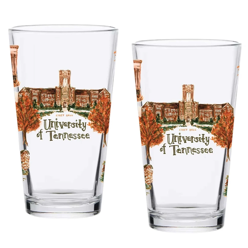 Tennessee Volunteers 2-Pack 16oz. Laura Wilcox University Pint Set