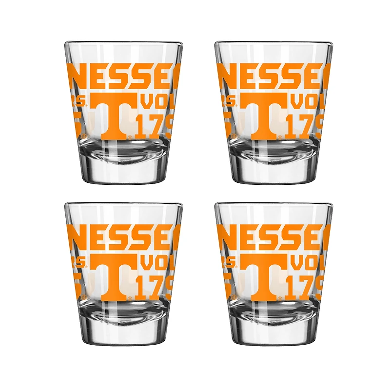 Tennessee Volunteers 4-Pack 2oz. Shot Glass Set