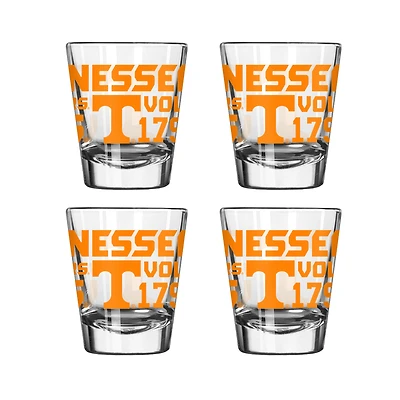 Tennessee Volunteers 4-Pack 2oz. Shot Glass Set