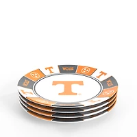 Ensemble d'assiettes à dîner en mélamine Tervis Tennessee Volunteers, quatre pièces