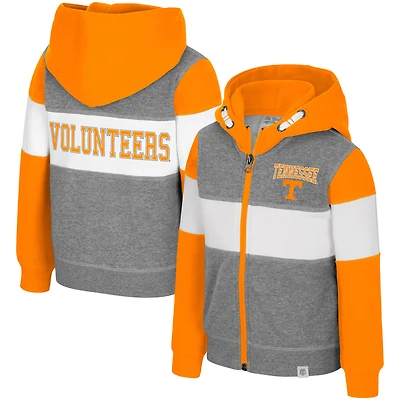 Toddler Colosseum Heather Gray Tennessee Volunteers Bert Full-Zip Hoodie