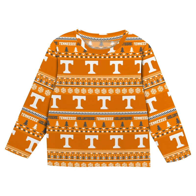Toddler Outerstuff  Tennessee Orange Volunteers Ugly Sweater Pajama Set