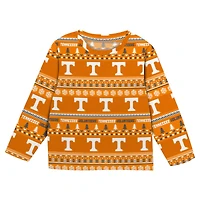 Toddler Outerstuff  Tennessee Orange Volunteers Ugly Sweater Pajama Set