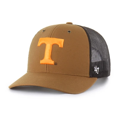 Unisex Carhartt x '47 Brown Tennessee Volunteers Trucker Adjustable Hat