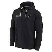 Unisex Fanatics Black Tennessee Volunteers Elements Super Soft Fleece Pullover Hoodie