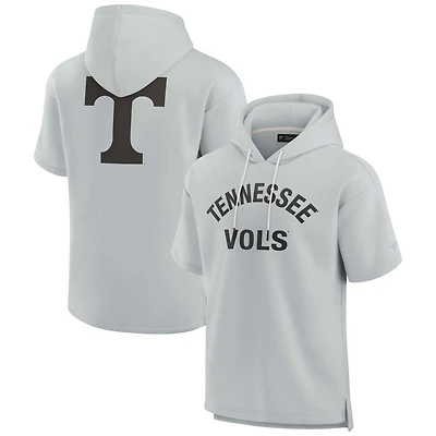 Sweat à capuche unisexe gris Fanatics Tennessee Volunteers Elements en polaire ultra douce manches courtes