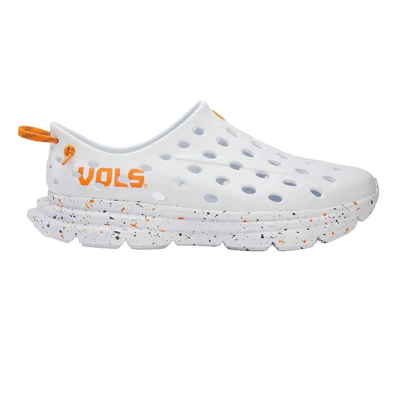 Unisex Kane Footwear White Tennessee Volunteers Speckle Recovery Shoes