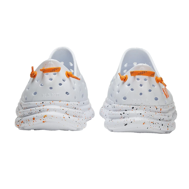 Unisex Kane Footwear White Tennessee Volunteers Speckle Recovery Shoes