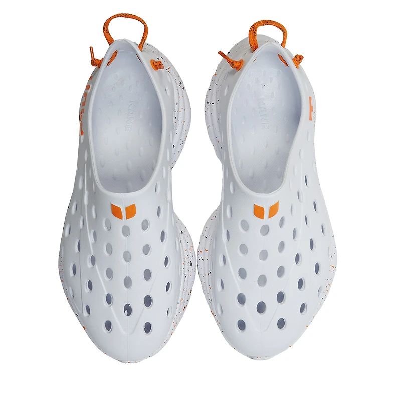 Unisex Kane Footwear White Tennessee Volunteers Speckle Recovery Shoes