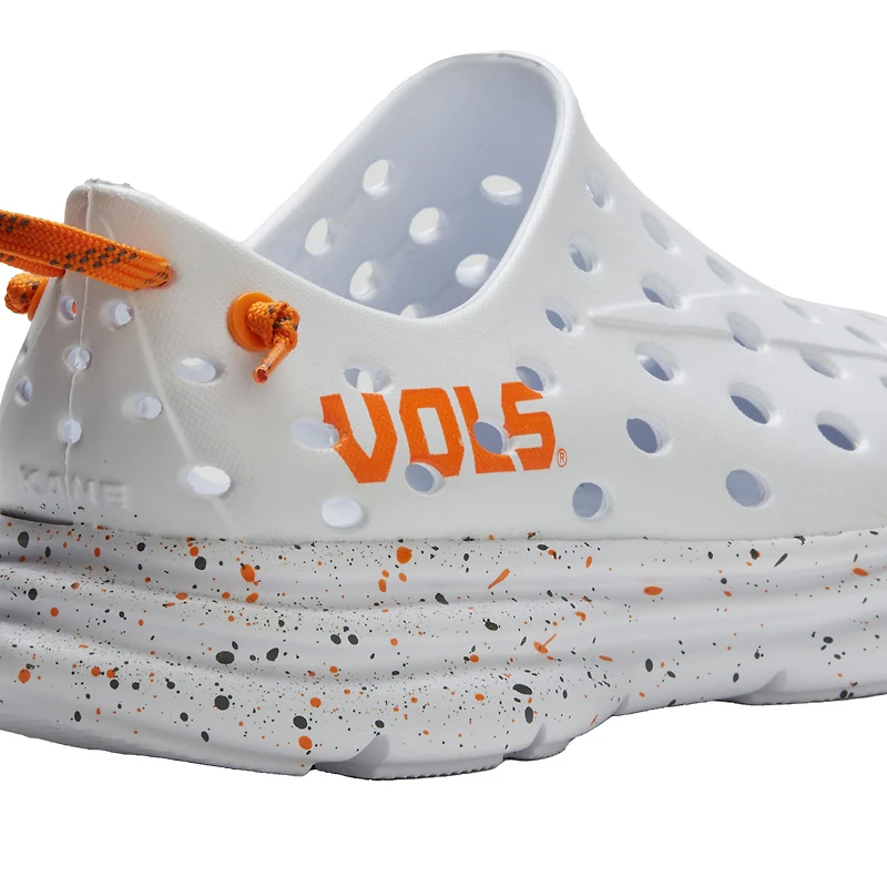 Unisex Kane Footwear White Tennessee Volunteers Speckle Recovery Shoes