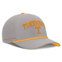 Casquette unisexe Nike grise Tennessee Volunteers Primetime Rise Rope ajustable