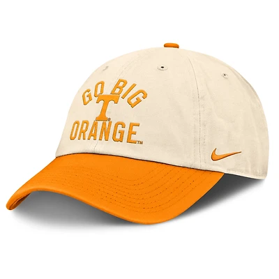 Unisex Nike Natural Tennessee Volunteers 2026 Primetime Natural 2-Tone Club Adjustable Hat
