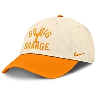 Unisex Nike Natural Tennessee Volunteers 2026 Primetime Natural 2-Tone Club Adjustable Hat