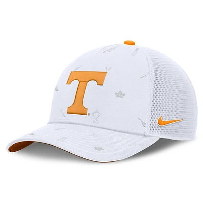 Unisex Nike  White Tennessee Volunteers Country Club Golfin' Rise Trucker Adjustable Hat