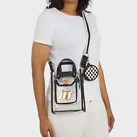 Sac à main transparent à bandoulière avec pochette à monnaie pour les bénévoles du Tennessee de WEAR by Erin Andrews