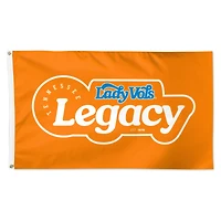 Drapeau de luxe WinCraft Tennessee Volunteers 3' x 5' à une face Lady Vols Legacy