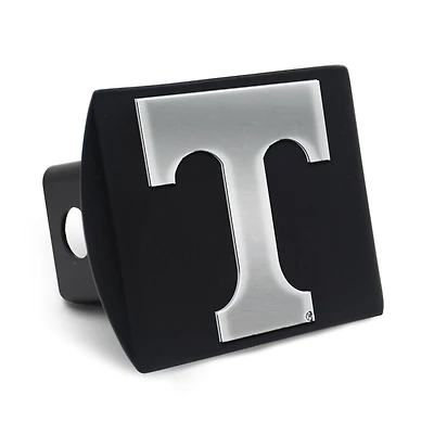 Housse d'attelage WinCraft Tennessee Volunteers Premium en métal chromé avec logo