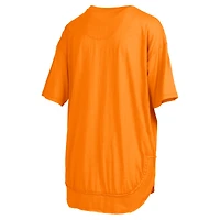 Women's Pressbox  Orange Tennessee Volunteers Poncho T-Shirt