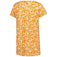 Haut à col en V fleuri Blake pour femme, blanc, Tennessee Volunteers, Smith & Quinn