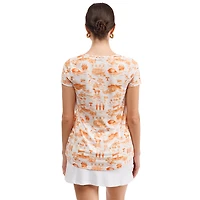 Women's Smith & Quinn Tennessee Volunteers Blake Floral V-Neck Top
