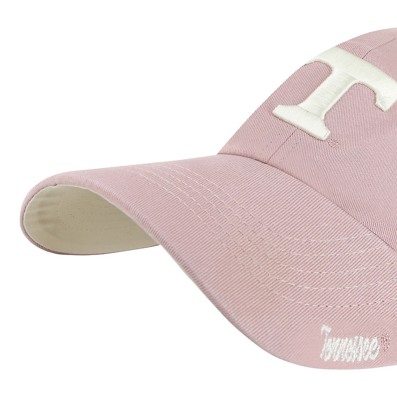 Casquette ajustable rose clair pour femme « 47 Tennessee Volunteers Dusty Miata Clean Up