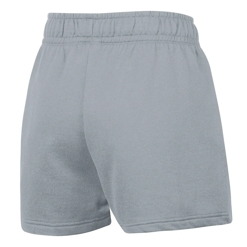 Short Champion gris Tennessee Volunteers Powerblend à taille élastique pour femme
