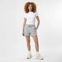 Women's Champion  Gray Tennessee Volunteers Powerblend Elastic Waist Shorts