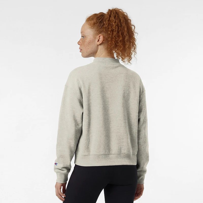 Sweat-shirt à col montant Triumph des Tennessee Volunteers, gris chiné, pour femmes