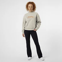 Women's Champion  Heather Gray Tennessee Volunteers Triumph Mock Neck Sweatshirt
