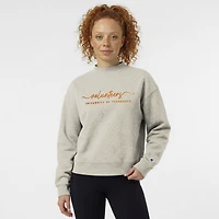 Sweat-shirt à col montant Triumph des Tennessee Volunteers, gris chiné, pour femmes