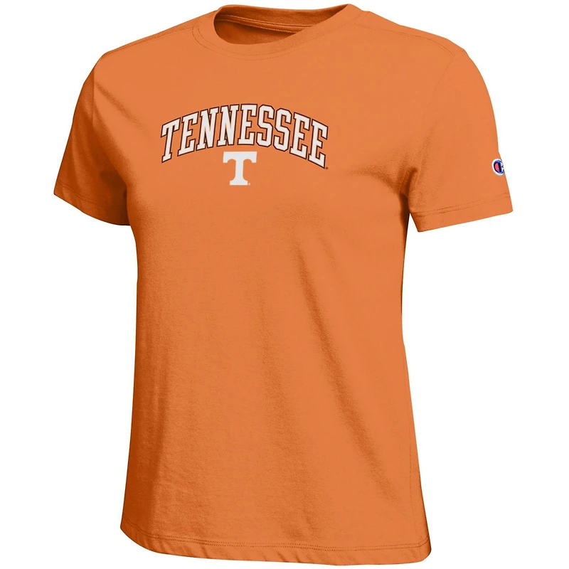 Women's Champion  Tennessee Orange Volunteers Arched Over Logo T-Shirt