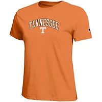 Women's Champion  Tennessee Orange Volunteers Arched Over Logo T-Shirt
