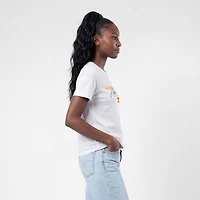 T-shirt de style vie blanc champion des Tennessee Volunteers pour femmes