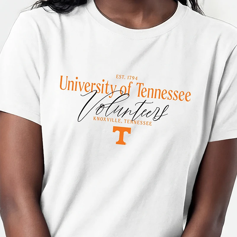 Women's Champion White Tennessee Volunteers Lifestyle T-Shirt