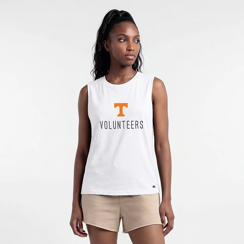 Débardeur blanc Champion Tennessee Volunteers pour femmes