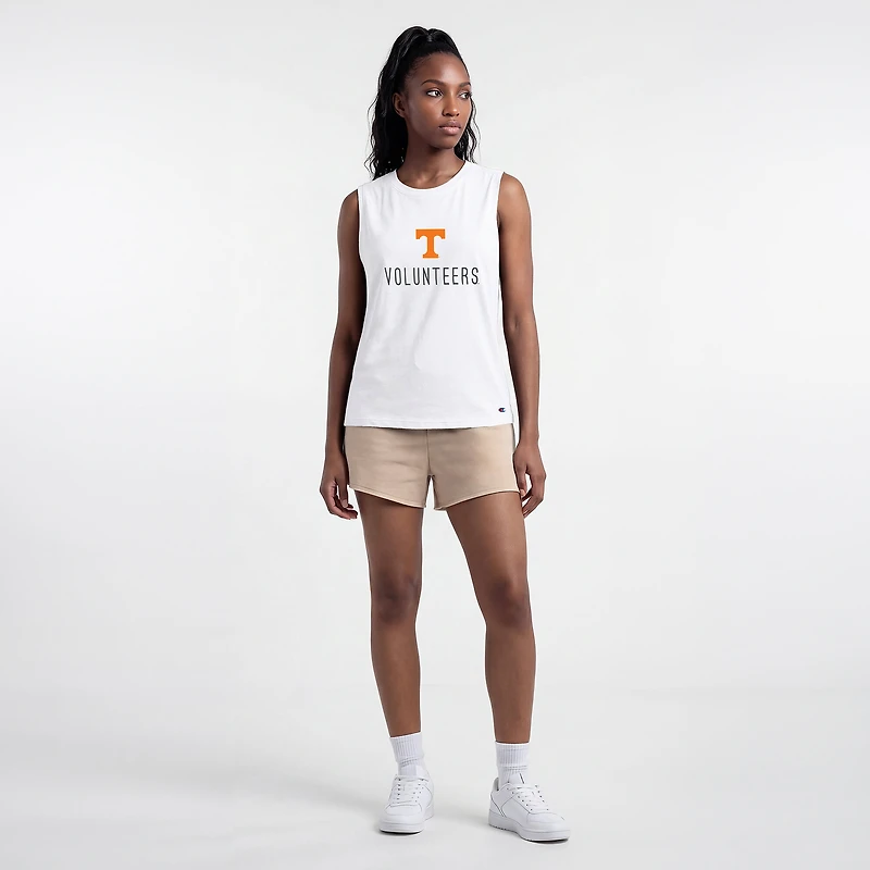 Women's Champion White Tennessee Volunteers Lifestyle Tank Top