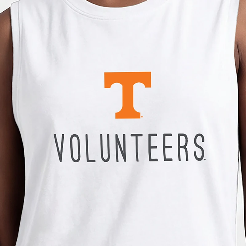Women's Champion White Tennessee Volunteers Lifestyle Tank Top