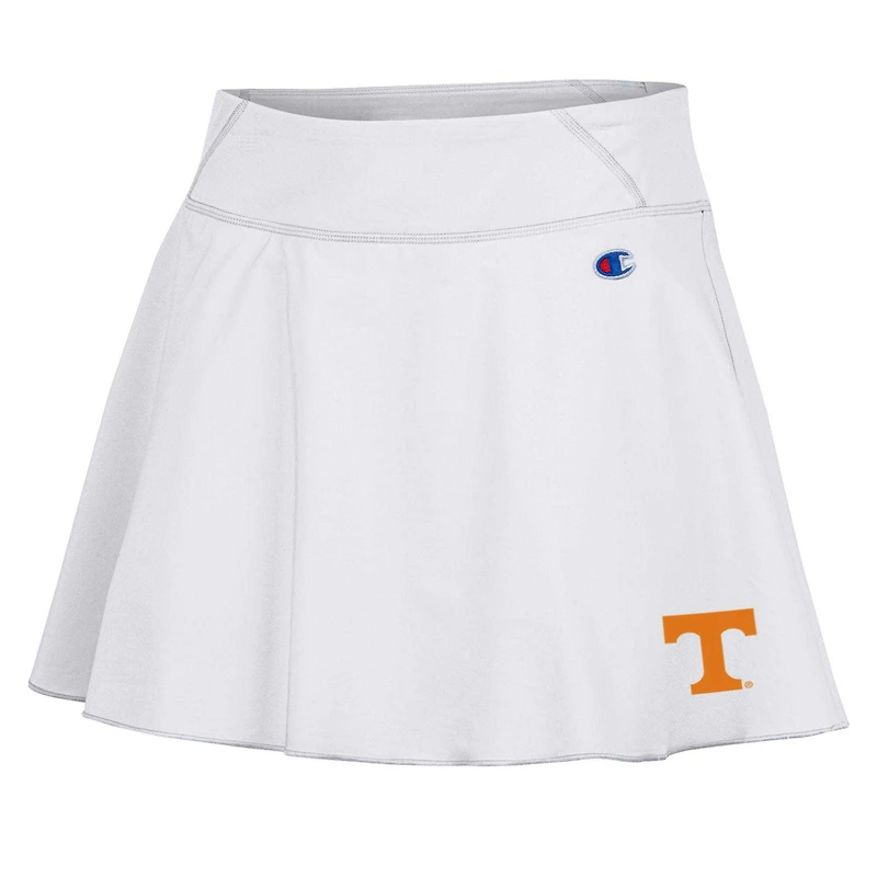 Jupe-short blanche Tennessee Volunteers Tailgate Soft Touch pour femmes