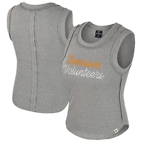 Débardeur côtelé tri-blend gris chiné Colosseum pour femme, Tennessee Volunteers Beach You