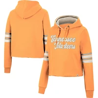 Women's Colosseum Tennessee Orange Volunteers Retro Cropped Pullover Hoodie