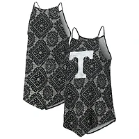 Women's Colosseum x Wrangler Black Tennessee Volunteers Bandana Tank Top