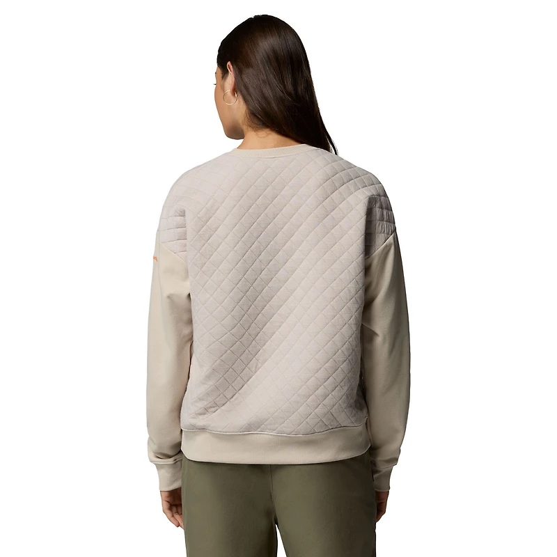 Women's Columbia Gray Tennessee Volunteers Collegiate Hart Mountain™ Quilted Sweatshirt