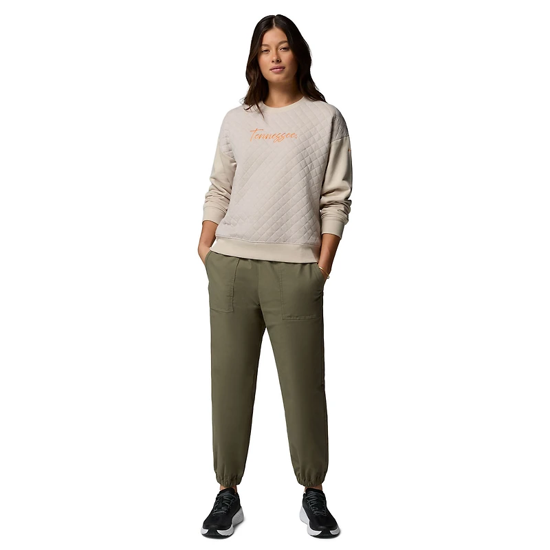 Sweat-shirt matelassé gris Hart Mountain™ pour femme des Tennessee Volunteers de Columbia