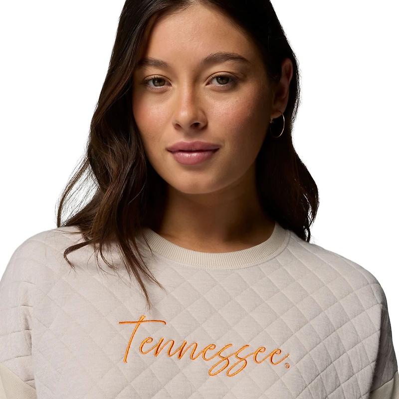 Sweat-shirt matelassé gris Hart Mountain™ pour femme des Tennessee Volunteers de Columbia