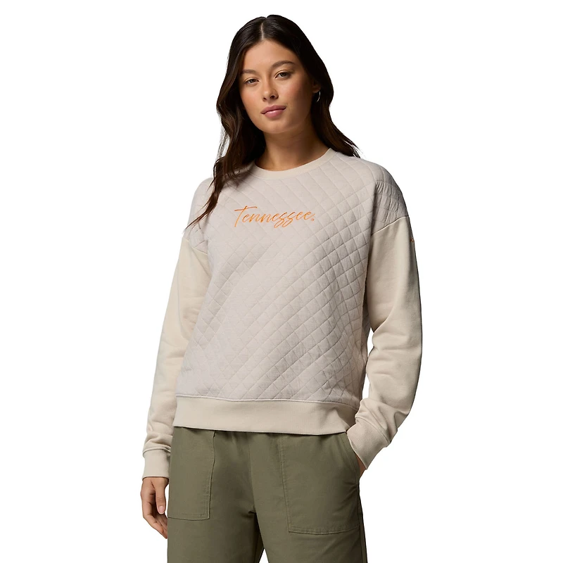 Sweat-shirt matelassé gris Hart Mountain™ pour femme des Tennessee Volunteers de Columbia