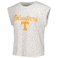 Concepts Sport Crème Tennessee Volunteers Montana Ensemble de nuit T-shirt et short pour femme