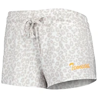 Concepts Sport Crème Tennessee Volunteers Montana Ensemble de nuit T-shirt et short pour femme