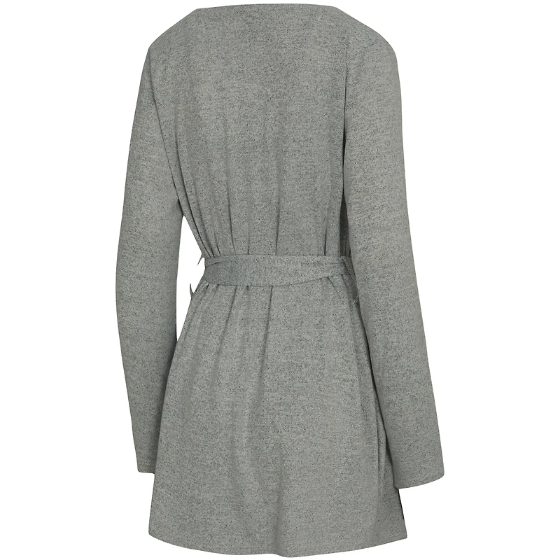 Ensemble trois pièces pour femme Concepts Sport Gray Tennessee Volunteers Rigor, composé d'un débardeur, short et d'une robe