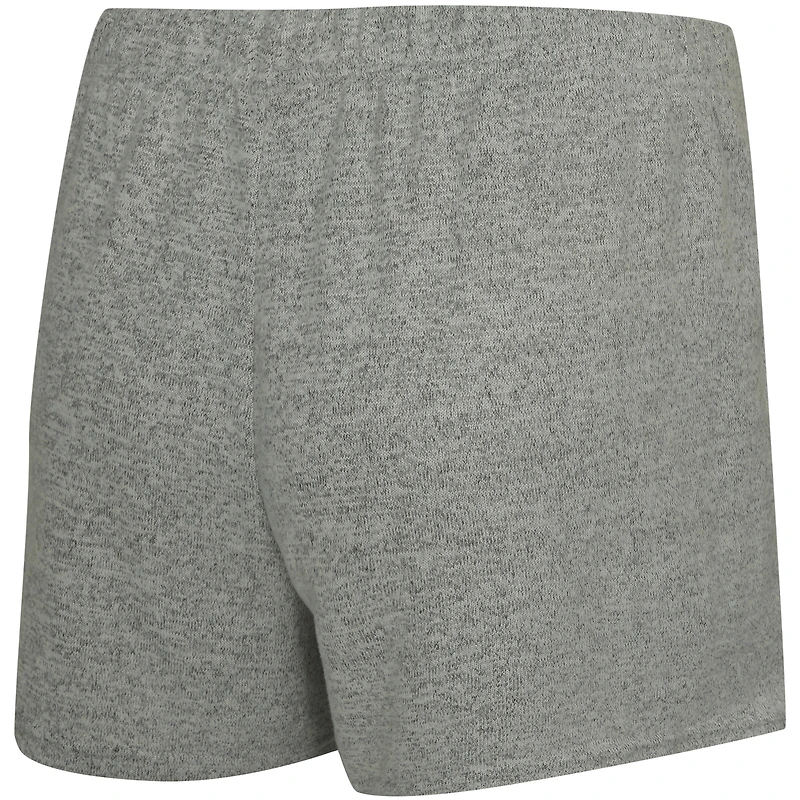Ensemble trois pièces pour femme Concepts Sport Gray Tennessee Volunteers Rigor, composé d'un débardeur, short et d'une robe