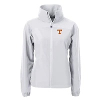 Women's Cutter & Buck  Gray Tennessee Volunteers Charter Eco Recycled Full-Zip Jacket